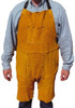 PRO-SAFE 24 x 36" Flame Resistant/Retardant & Welding Split Leg Apron Split Leather, 11 oz Material, Brown, 1 Pocket GB236SL - 01881028
