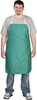 PRO-SAFE 24 x 36" Flame Resistant/Retardant Bib Apron Cotton, 10 oz Material, Green, 0 Pockets PS-201H - 06649834