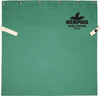 MCR Safety Size 20 x 22, 20" Long, Flame Resistant, Bib Apron Cotton, 9 oz, Green 39120 - 57780256