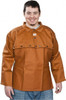 Stanco Safety Products Size XL, 46-48" Chest, 20" Long, Flame Resistant, Cape Sleeves & Bib Cotton, 12 oz, Russet W601-20XLG - 07521586