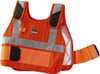 Ergodyne Size L/XL, Orange Cooling Vest 40 to 52" Chest, Hook & Loop Front, Cotton 12221 - 31826944