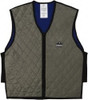 Ergodyne Size M, Gray Cooling Vest 36 to 38" Chest, Zipper Front, Nylon 12543 - 51647121