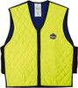 Ergodyne Size M, Lime Cooling Vest 36 to 38" Chest, Zipper Front, Nylon 12533 - 68040062