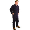 Stanco Safety Products Size 2XL Navy Blue HRC 1 Flame Resistant/Retardant Coveralls 50 to 52" Chest, Nomex, 7 Pockets, Zipper Closure, Snap Cuffs, Straight Ankles NX6-681NB-2X - 03747078