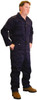Stanco Safety Products Size M Navy Blue HRC 2 Flame Resistant/Retardant Coveralls 38 to 40" Chest, Indura, 7 Pockets, Zipper Closure, Snap Cuffs, Straight Ankles FRI-681NB-M - 03747250