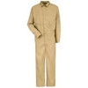 VF Imagewear Size 56 Regular Khaki 8.7 cal/cm2 Flame Resistant/Retardant Coveralls 56" Chest, Cotton, Nylon & Excel F ComforTouch, 7 Pockets, Zipper Closure, Snap Cuffs, Snap Ankles CLD4KH-RG-56 - 66652868
