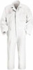 VF Imagewear Size 48 Regular White General Purpose Coveralls 48" Chest, Cotton & Polyester, 7 Pockets, Zipper Closure, Open Cuffs, Open Ankles CT10WH-RG-48 - 66653726
