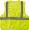Ergodyne Size L/XL Lime Mesh Breakaway High Visibility Vest 44 to 52" Chest, Polyester, Hook & Loop Closure, 1 Pocket, ANSI/ISEA 107 21075 - 32762858
