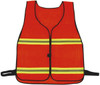 AccuformNMC One Size Fits Most Orange Mesh General Purpose High Visibility Vest Naslyn Mesh, Hook & Loop Closure SV5 - 81787483