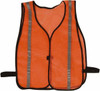 AccuformNMC One Size Fits Most Orange Mesh General Purpose High Visibility Vest Polyester, Hook & Loop Closure SV9 - 87162566