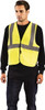 OccuNomix Size 2X/3XL Flame Resistant/Retardant Yellow Solid General Purpose High Visibility Vest 52 to 54" Chest, Flame Resistant Cotton, Hook & Loop Closure LUX-XFR-HVY2/3X - 39098264