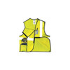 OccuNomix Size 3XL Yellow Mesh Breakaway High Visibility Vest 52 to 54" Chest, Polyester, Hook & Loop Closure, 3 Pockets, ANSI 107-2015 LUX-SSBRPC-Y3X - 66022138