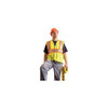 OccuNomix Size XL Yellow Mesh General Purpose High Visibility Vest 44 to 46" Chest, Polyester, Hook & Loop Closure, 2 Pockets, ANSI 107-2015 LUX-SSCOOL2-YXL - 66022377