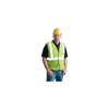 OccuNomix Size 5XL Yellow Mesh General Purpose High Visibility Vest 60 to 62" Chest, Polyester, Zipper Closure, ANSI 107-2015 LUX-SSGZC-Y5X - 66025701