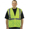 PIP Size L Yellow Mesh General Purpose High Visibility Vest Polyester, Zipper Closure, 2 Pockets 302-0702Z-LY/L - 33917279