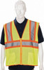 PIP High Visibility Vest CL2 2 PKT LIME YLW 4XL HI-VIS MESH FABRIC VEST 302-MVLY-4X - 47207634