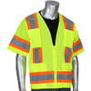 PIP High Visibility Vests, Vest Style: Surveyors, Vest Type: Hi Visibility, Front Closure: Zipper, Material: Polyester, Material Composition: Mesh, Color: Yellow 303-0500M-LY/XL - 48921639