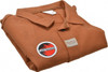 Stanco Safety Products Size L Brown Welding & Flame Resistant/Retardant Jacket 42-44" Chest, Cotton, Snaps Closure, 1 Pocket W630-LARGE - 07521511