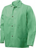 Steiner Size XL Green Flame Resistant/Retardant Jacket 52-54" Chest, Cotton, Snaps Closure, 1 Pocket 1030-X - 05261052
