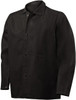 Steiner Size 3XL Black Flame Resistant/Retardant Jacket 60-64" Chest, Cotton & Nylon, Snaps Closure, 1 Pocket 1080MB-3X - 36504652