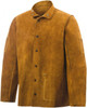 Steiner Size L Brown Welding Jacket Cowhide, Snaps Closure, 3 Pockets 9215-L - 63854798