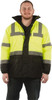 Utility Pro Wear Size M Yellow Cold Weather & High Visibility Parka Polyester & Teflon, Zipper & Snaps Closure, 5 Pockets UHV1004-M-Y - 31762644