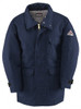 VF Imagewear Size M Navy Arc Flash & Flame Resistant/Retardant Jacket 50" Chest, Cotton & Nylon, Zipper Closure, 4 Pockets JLP8NV-RG-M - 76007947