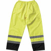 PIP Size M Hi-Viz Yellow Polyester Hi-Visibility Pants 2 Pockets, Elastic Closure, Haz Prot Lvl ANSI 107 Class E 318-1757-YEL/M - 03475118