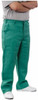 PRO-SAFE Green Cotton Flame Resistant/Retardant Pants 3 Pockets, Zipper Closure, 44" Waist, 32" Inseam HFR511-44X32 - 66550757