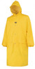 Helly Hansen Size M Yellow Rain Coat 2 Pockets, 38-40" Chest, PVC & Polyester, Zipper & Snaps Closure 70306_310-M - 09221821