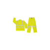 MCR Safety Size 3XL Lime Rain Disposable Encapsulated Suit 0.4mm PU, Cotton & Polyester, Snap Closure 5182X3 - 62677984
