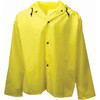Neese Size S Yellow Flame Resistant/Retardant Rain Jacket Nylon with PU Coating, Detachable Hood, Snap Closure, Taped Seams, Open Wrists 27001-00-1YEL-S - 19009083