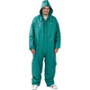 OnGuard Industries Size L Green Chemical Coverall 1 Pocket, PVC, Polyester & Nylon, Zipper Closure, Open Wrists & Ankles 71022LG00 - 06508964