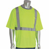 PIP Size 2XL Hi-Vis Yellow High Visibility Short Sleeve T-Shirt Polyester 312-1200-LY/2X - 44612489