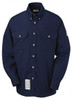 VF Imagewear Size 3XL Navy Blue Flame Resistant/Retardant Long Sleeve Button Down Shirt 67-3/8" Chest, 2 Pockets, Excel FR ComforTouch SLU2NV-RG-3XL - 76008085