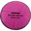 Gerson 1 2-Piece Magenta P100 Filter Protects Against Nuisance OV XP100-OV/AG - 96461991