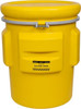 Eagle Manufacturing 65 Gallon Capacity, Metal Band with Bolt Closure, Yellow Salvage Drum 55 Gallon Container ,Polyethylene, 440 Lb. Capacity, UN 1H2/X200/S Listing 1665 - 06545578