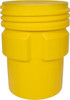 Eagle Manufacturing 95 Gallon Closure Capacity, Screw On Closure, Yellow Overpack 55 Gallon Container, Polyethylene, 660 Lb. Capacity, UN 1H2/X300/S Listing 1690 - 67316257