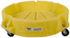ENPAC Mobile Spill Containment, Type: Wheeled Drum Tray, Number of Drums: 1, Sump Capacity (Gal.): 11.00, Storage Direction: Vertical, Material: Polyethylene, Height (Decimal Inch): 8.8200 5205-YE - 88035654