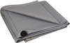 PRO-SAFE Tarp-Shaped Heavy Duty Flame Retardant Roof Leak Diverter 12 ft. Long x 12 ft. Wide x 18 mil Thick, Gray LKDVT12X12-FR - 80882376