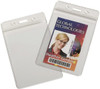 Ability One Pack of 25 Hanging Badge Holders Clear 8455016485710 - 44384089