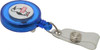 Chums 36 Inch Long, Retractable ID Holder Strap Blue, Clip On 30030101T - 07172125