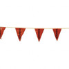 PRO-SAFE Pennants, Color: Red, Overall Length (Feet): 60.00, Pennant Length (Inch): 18, Pennant Width (Inch): 12, Material: Vinyl, Tensile Strength (Lb./Inch): 107 03-407 - 31549090