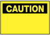 AccuformNMC 5 Qty 1 Pack Accident Prevention Label, Header: CAUTION Legend: Caution - Blank No Legend, English, 5 x 3", Black, Yellow, Pressure Sensitive Vinyl C1AP - 75391771