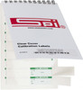 SPI Calibration Label Legend: Calibration, English, 1-3/4 x 5/8", Green, White, Pressure Sensitive Vinyl 14-011-1 - 08524381