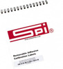 SPI Inspection Label Legend: Calibration Not Required, English, 2 x 1/2", Red, White, Pressure Sensitive Vinyl 14-103-6 - 71203806