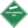 AccuformNMC 25 Qty 1 Pack Non Flammable Gas DOT Shipping Label 4" High x 4" Wide DL6AP - 63375604