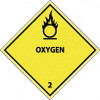 AccuformNMC 25 Qty 1 Pack Oxygen DOT Shipping Label 4" High x 4" Wide DL7AP - 74727744