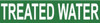 AccuformNMC Pipe Marker with Treated Water Legend and No Graphic 1-1/2 to 2" Pipe Outside Diam, White on Green B1258G - 75904607