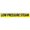 AccuformNMC Pipe Marker with Low Pressure Steam Legend and No Graphic 3/4 to 1-1/4" Pipe Outside Diam, Black on Yellow C1156Y - 81458119